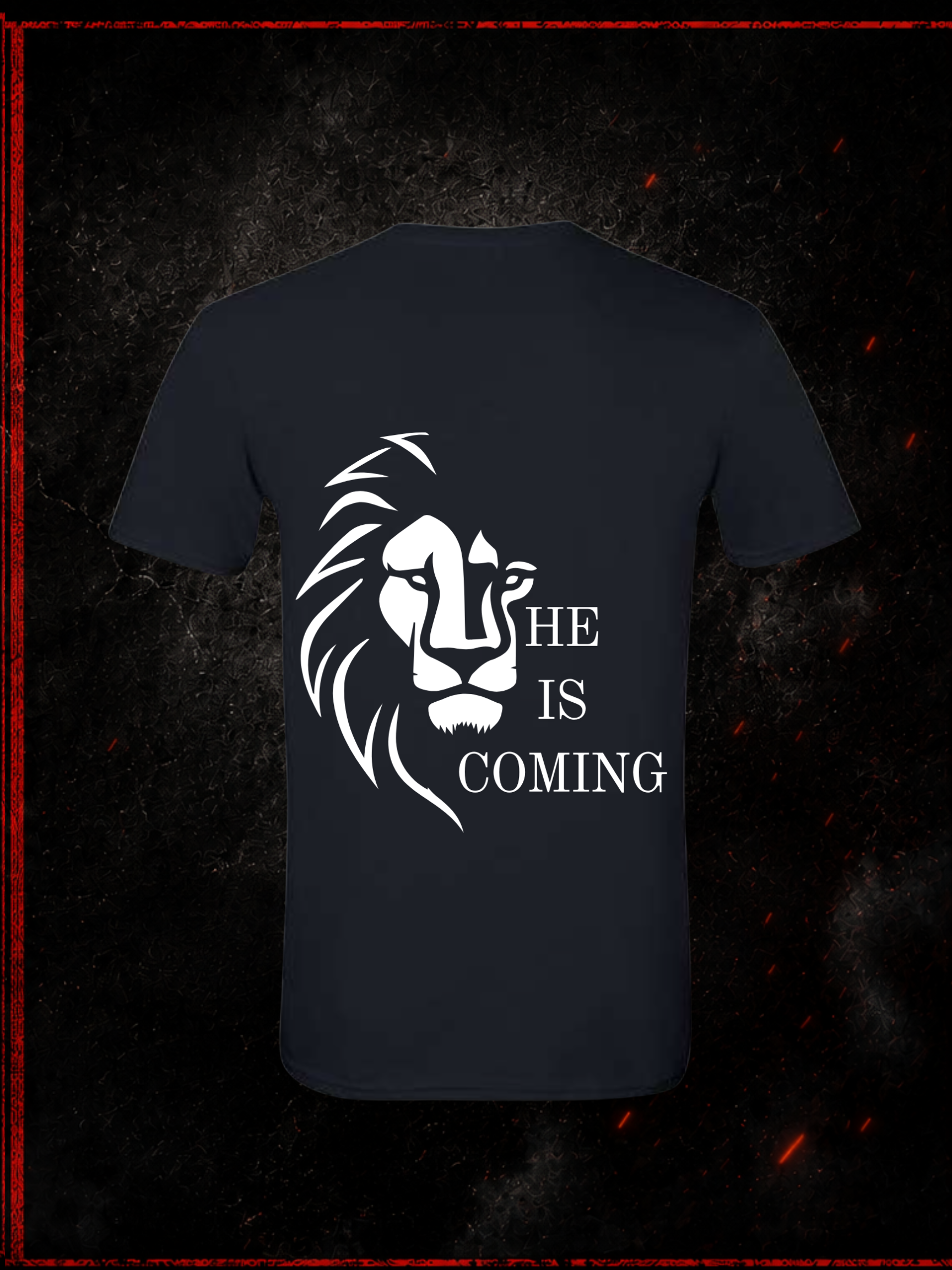 HE IS COMING